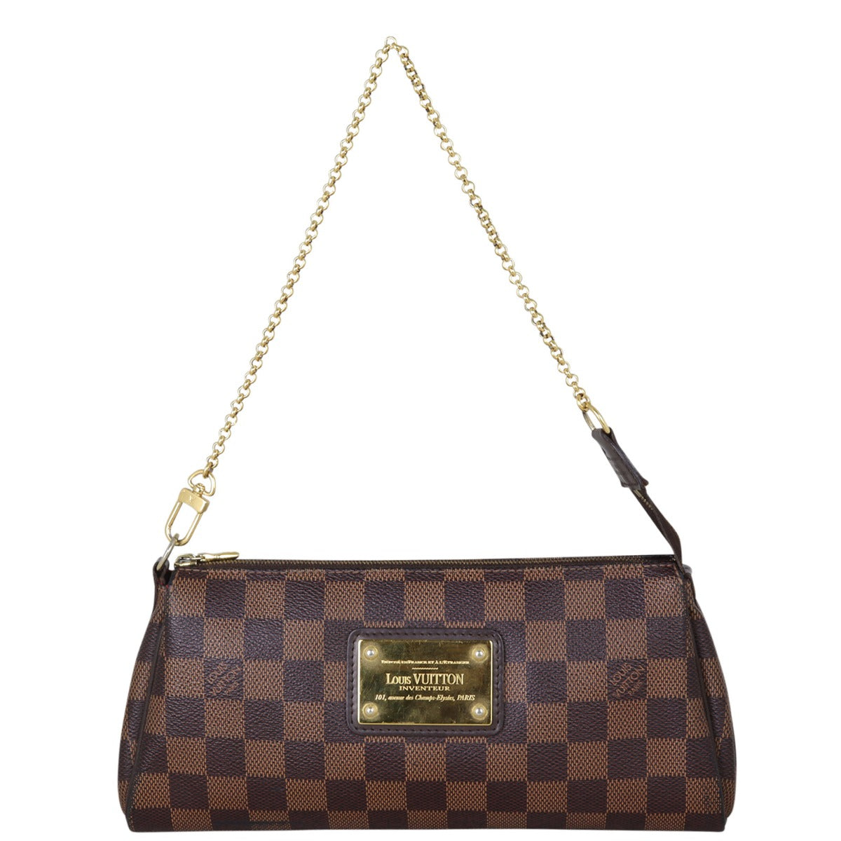 Louis Vuitton Eva Pochette Damier Ebene Front
