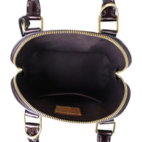 Louis Vuitton Alma BB Monogram Vernis Whole Interior