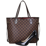 Louis Vuitton Neverfull MM Damier Ebene Shoe