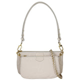Louis Vuitton Multi Pochette Accessoires Monogram Empreinte Front With Chain