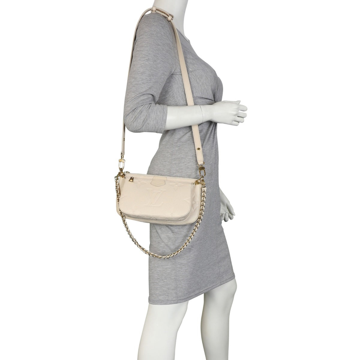 Louis Vuitton Multi Pochette Accessoires Monogram Empreinte Mannequin