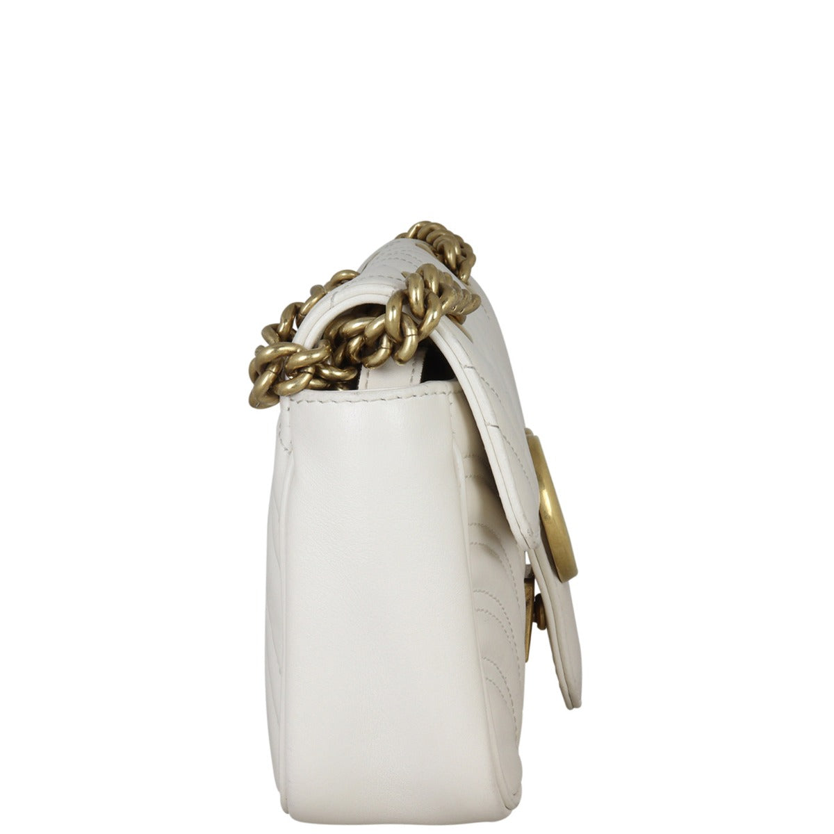 Gucci GG Marmont Matelasse Mini Shoulder Bag Side