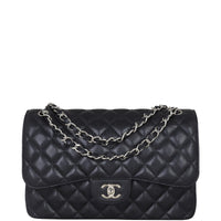 Chanel Classic Double Flap Jumbo Front With Chain