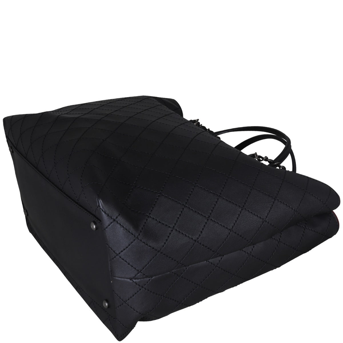 Chanel CC Charm Two Way Shopping Tote Corner Distance