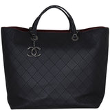 Chanel CC Charm Two Way Shopping Tote Front