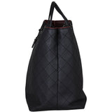 Chanel CC Charm Two Way Shopping Tote Side