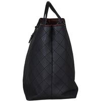 Chanel CC Charm Two Way Shopping Tote Side