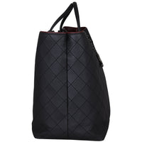 Chanel CC Charm Two Way Shopping Tote Side