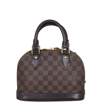 Louis Vuitton Alma BB Damier Ebene Back