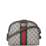 Gucci Ophidia GG Supreme Small Shoulder Bag Front With Strap