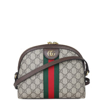 Gucci Ophidia GG Supreme Small Shoulder Bag Front With Strap