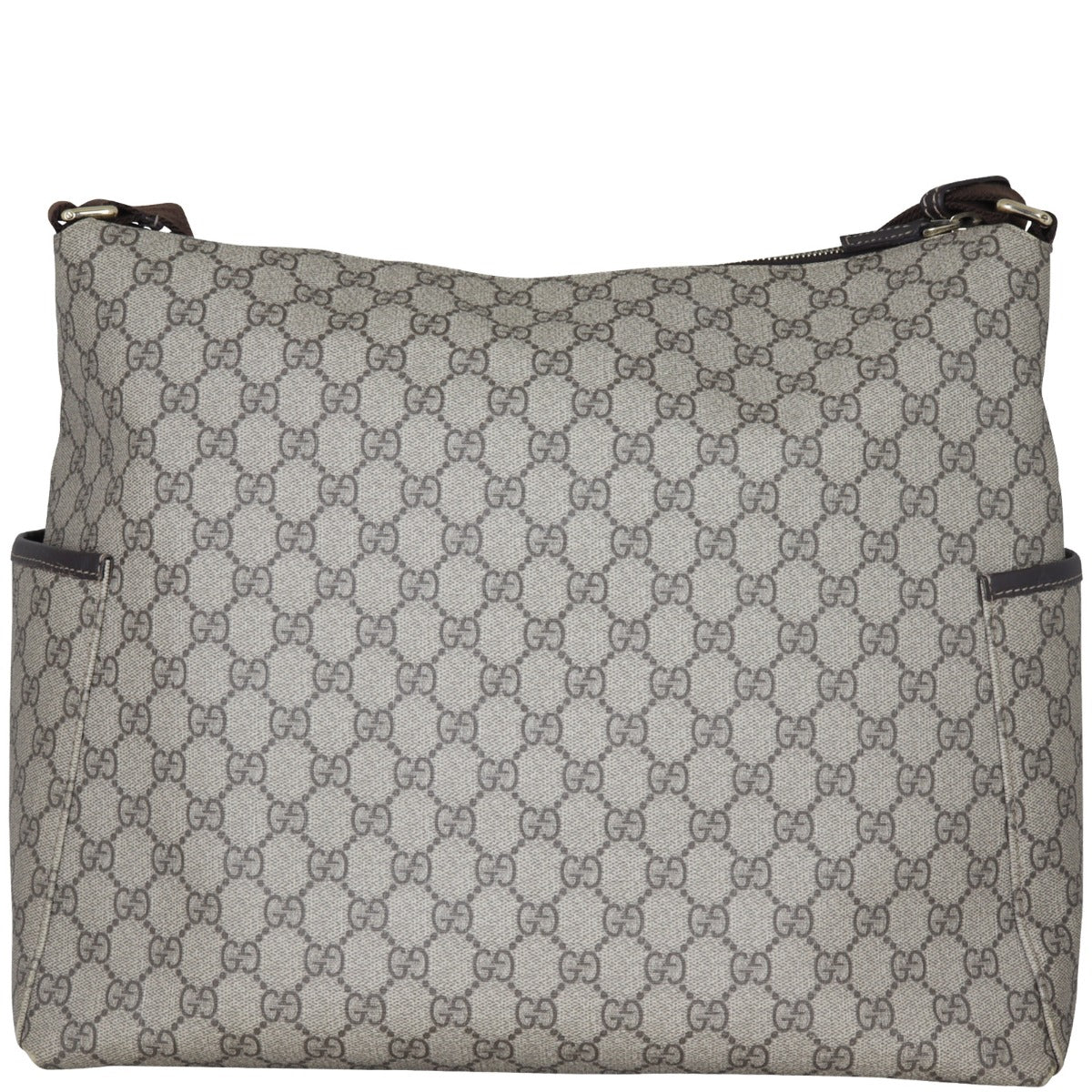 Gucci GG Supreme Side Pocket Messenger Bag Back