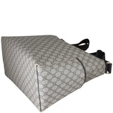 Gucci GG Supreme Side Pocket Messenger Bag Corner Distance