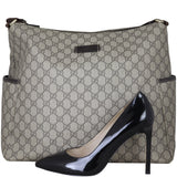 Gucci GG Supreme Side Pocket Messenger Bag Shoe