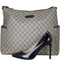 Gucci GG Supreme Side Pocket Messenger Bag Shoe