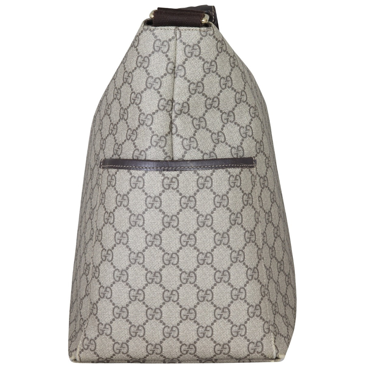 Gucci GG Supreme Side Pocket Messenger Bag Side