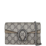 Gucci Dionysus GG Supreme Super Mini Bag Front With Chain