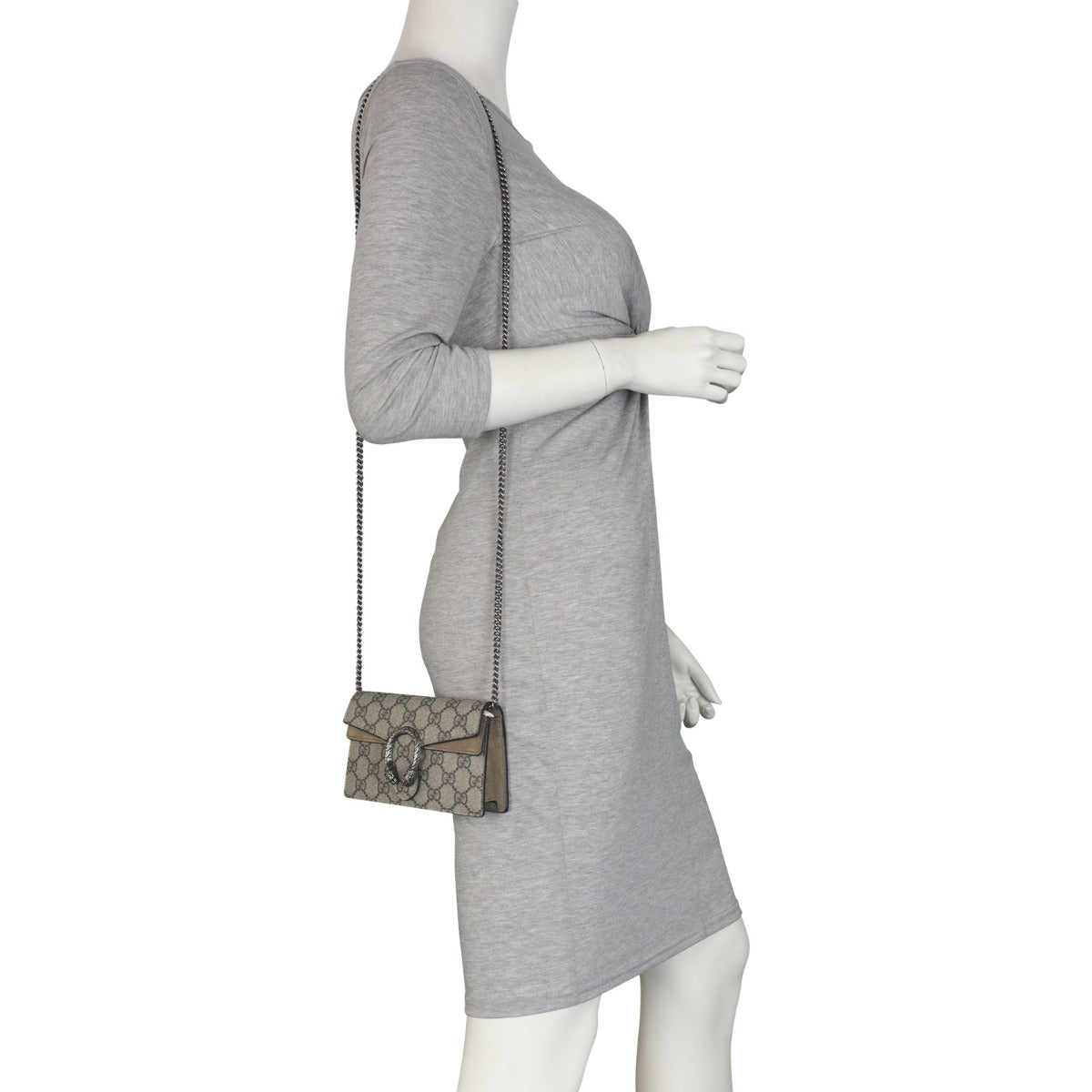 Gucci Dionysus GG Supreme Super Mini Bag Mannequin