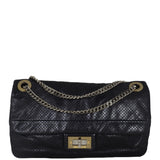 Chanel Perforated Drill Flap Bag Front With Chain