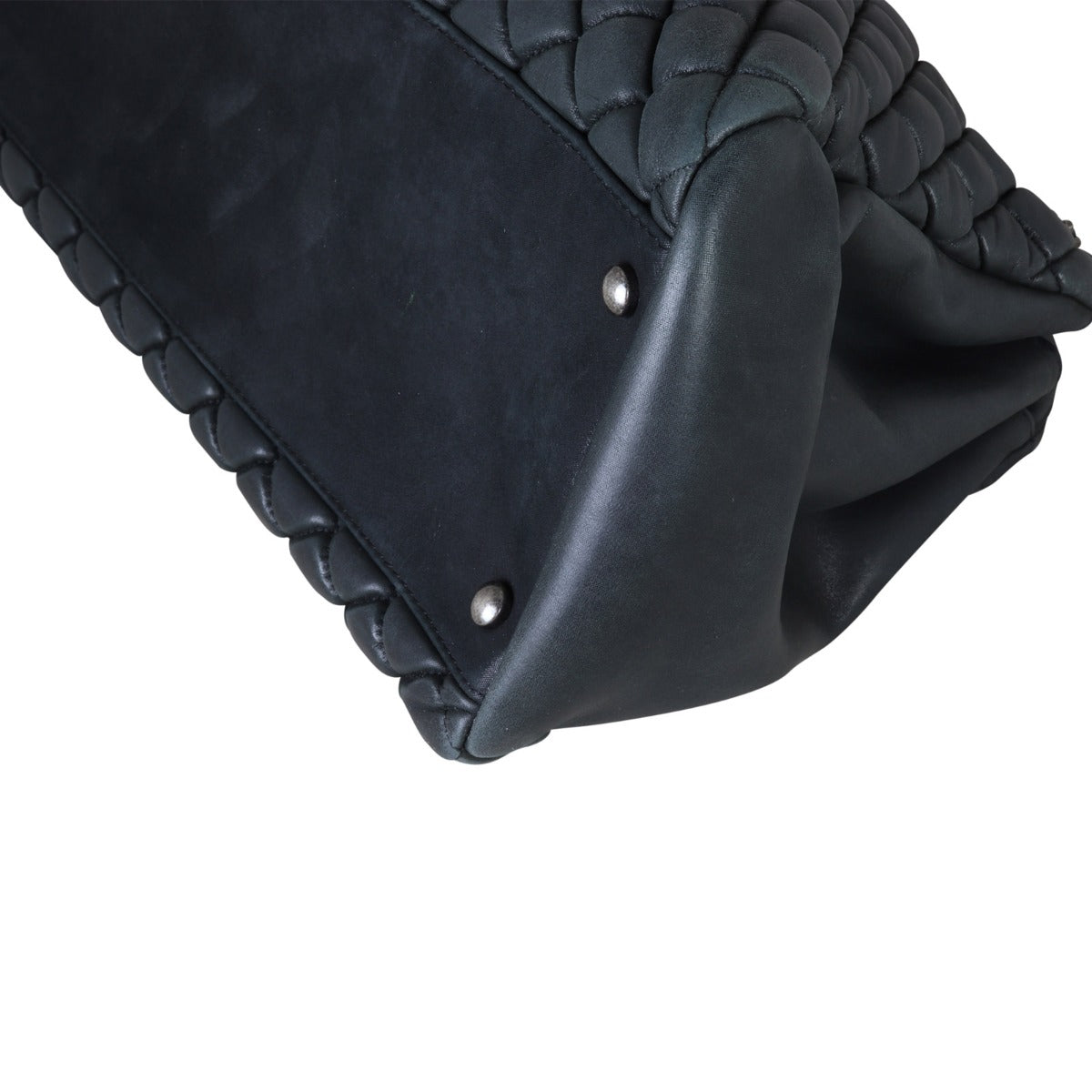 Chanel Mademoiselle Bowler Bag Large Corner Close Up