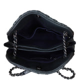 Chanel Mademoiselle Bowler Bag Large Whole Interior