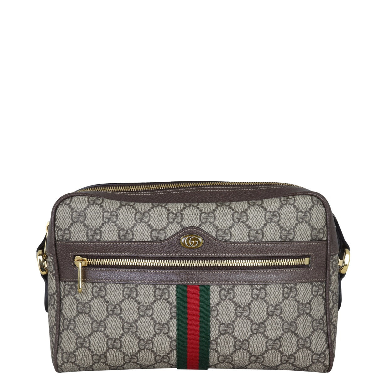 Gucci Ophidia GG Supreme Large Shoulder Bag Front