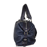 Louis Vuitton Sac Leather Duffle bag Side