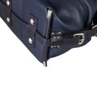 Louis Vuitton Sac Leather Duffle bag Corner Close Up