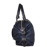 Louis Vuitton Sac Leather Duffle bag Side