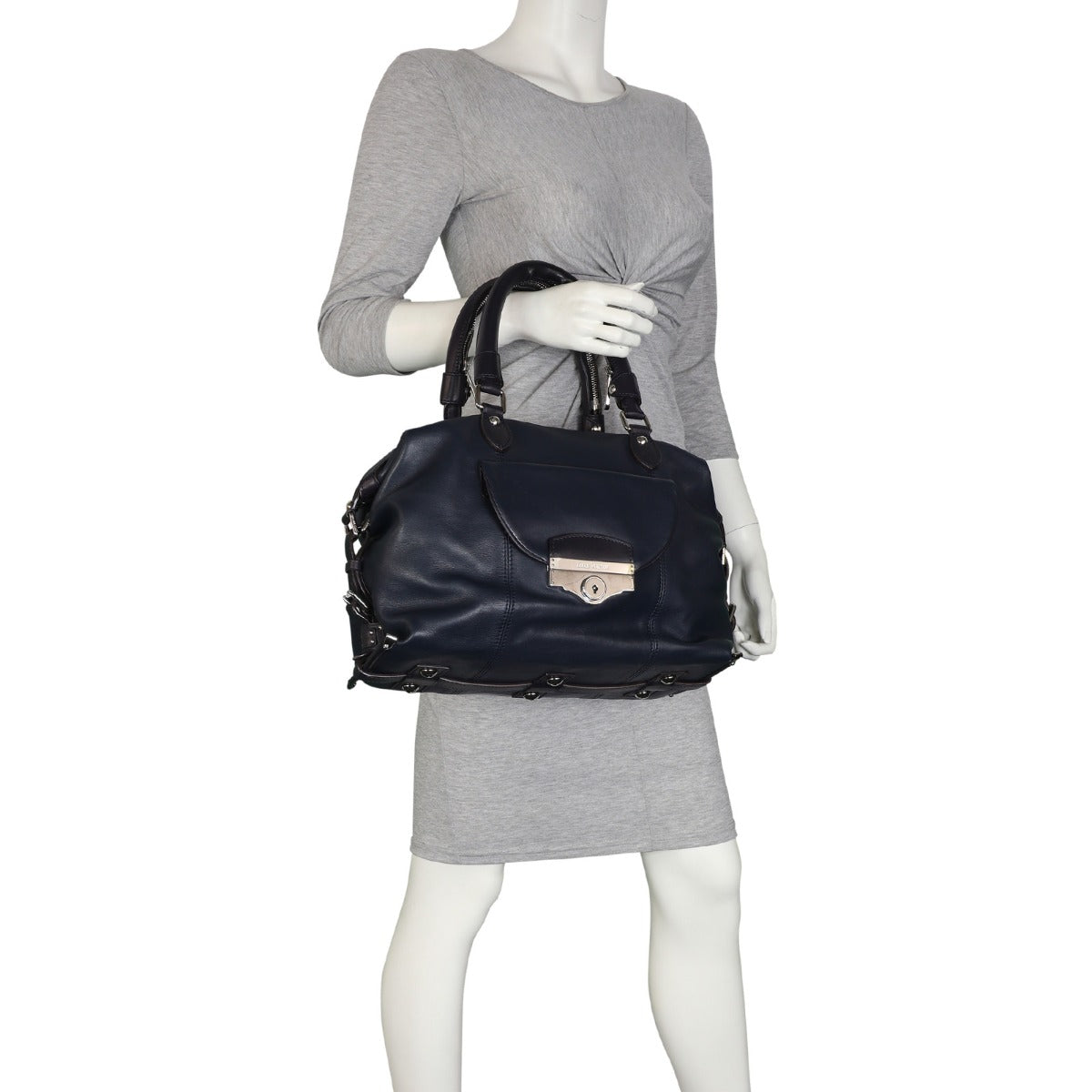 Louis Vuitton Sac Leather Duffle bag Mannequin