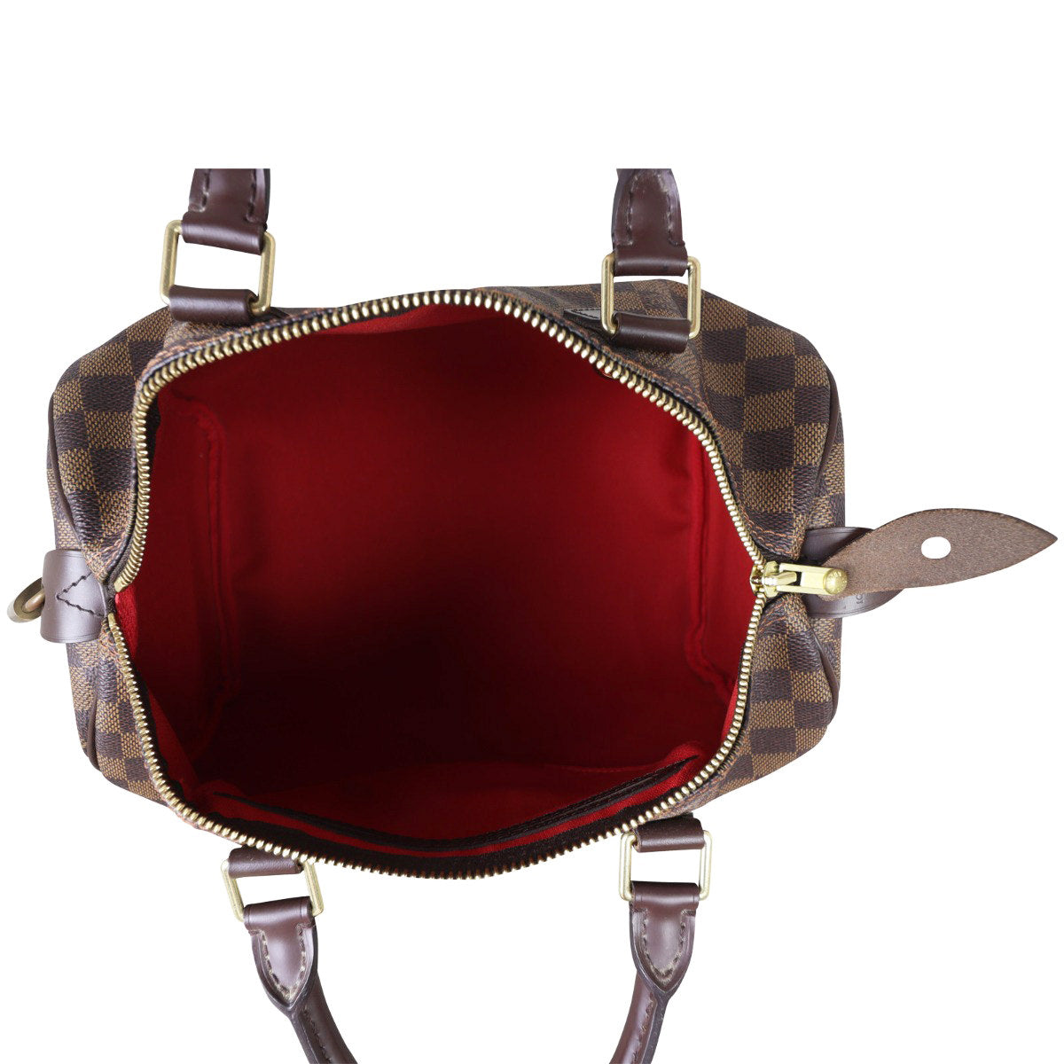 Louis Vuitton Speedy 30 Damier Ebene interior