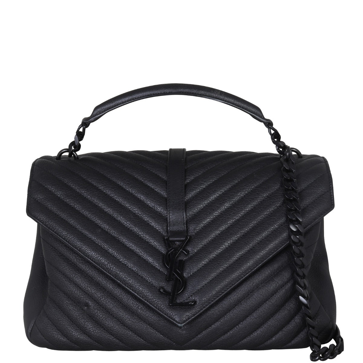 Saint Laurent College Large Front with Chain