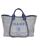 Chanel Deauville Large Tote Front With Strap