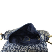 Dior Vintage Saddle Bag Oblique Whole Interior
