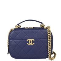 Chanel CC Vanity Case Front With Chain