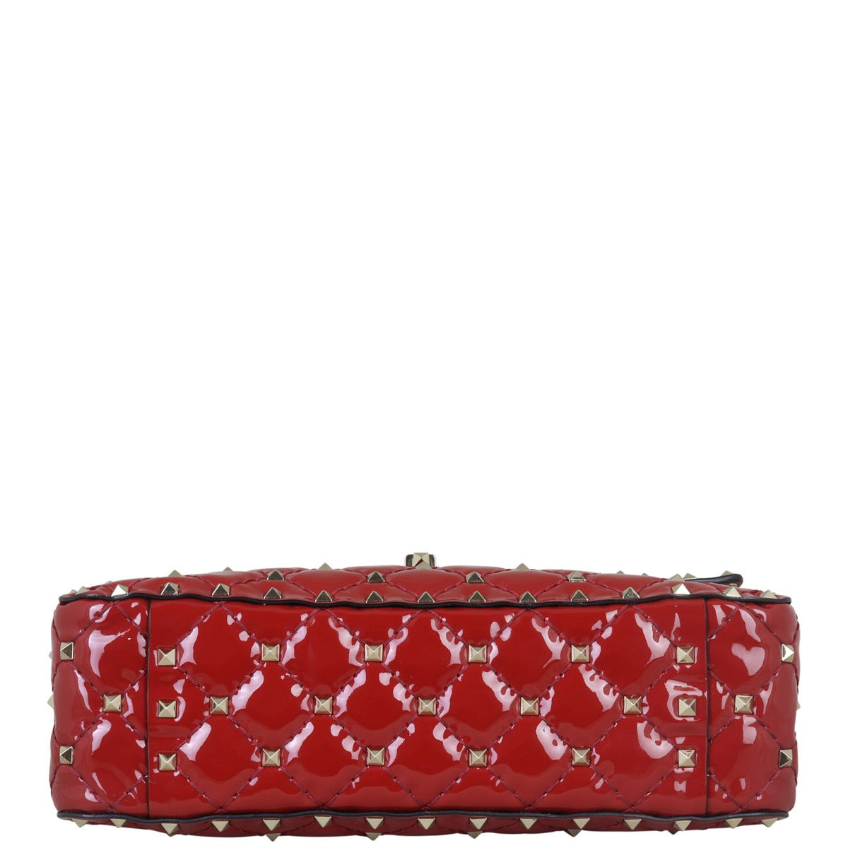 Valentino Rockstud Spike Medium Shoulder Bag Patent Base