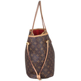 Louis Vuitton Neverfull MM Monogram Side