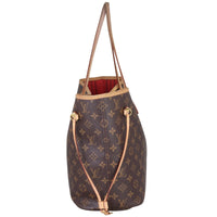 Louis Vuitton Neverfull MM Monogram Side