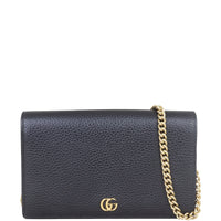 Gucci GG Marmont Chain Wallet Front With Chain