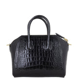 Givenchy Antigona Mini Croc Embossed Back