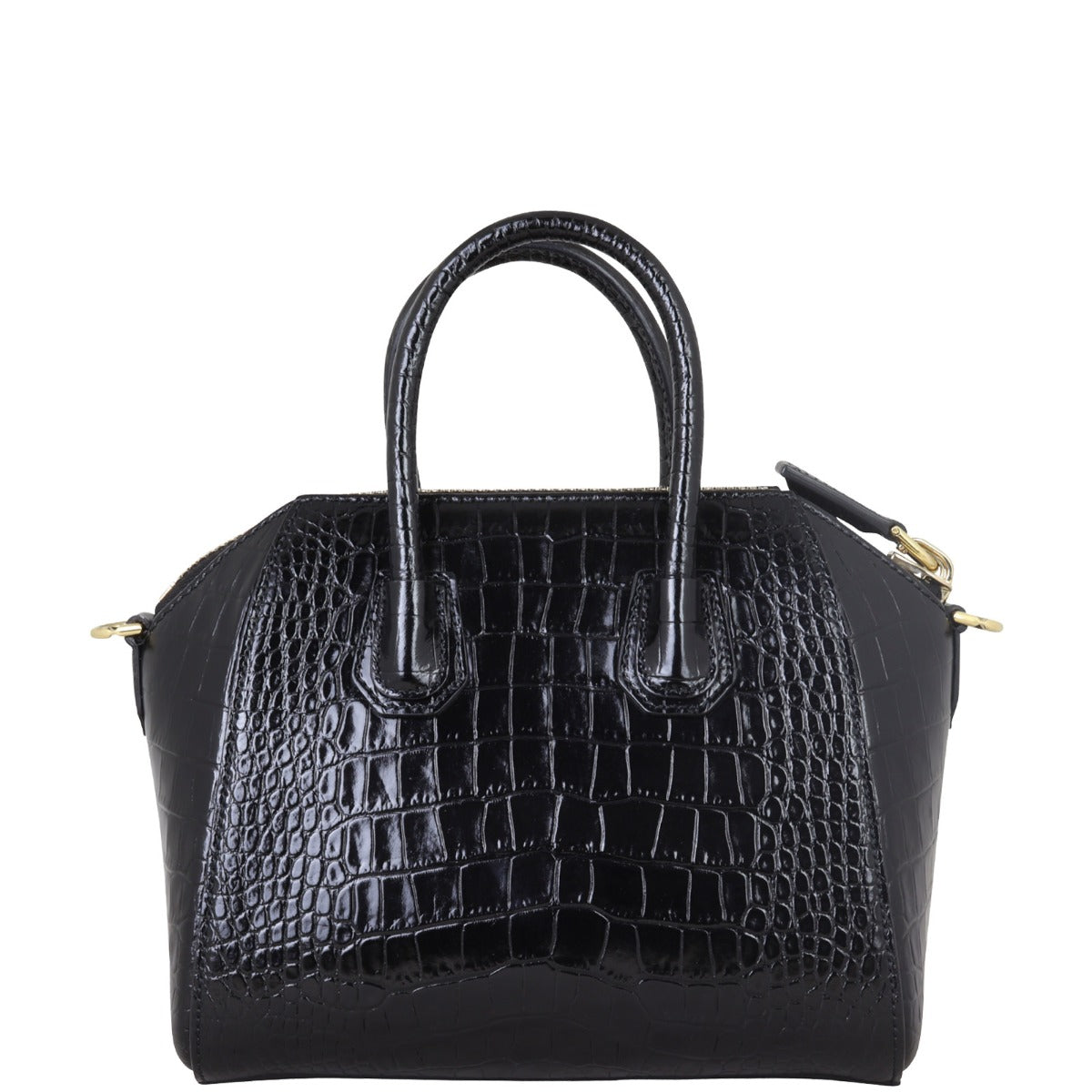 Givenchy Antigona Mini Croc Embossed Back