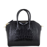 Givenchy Antigona Mini Croc Embossed Front