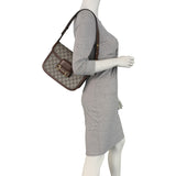 Gucci GG Supreme 1955 Horsebit Shoulder Bag Mannequin