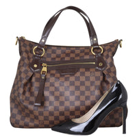 Louis Vuitton Evora MM Damier Ebene Shoe