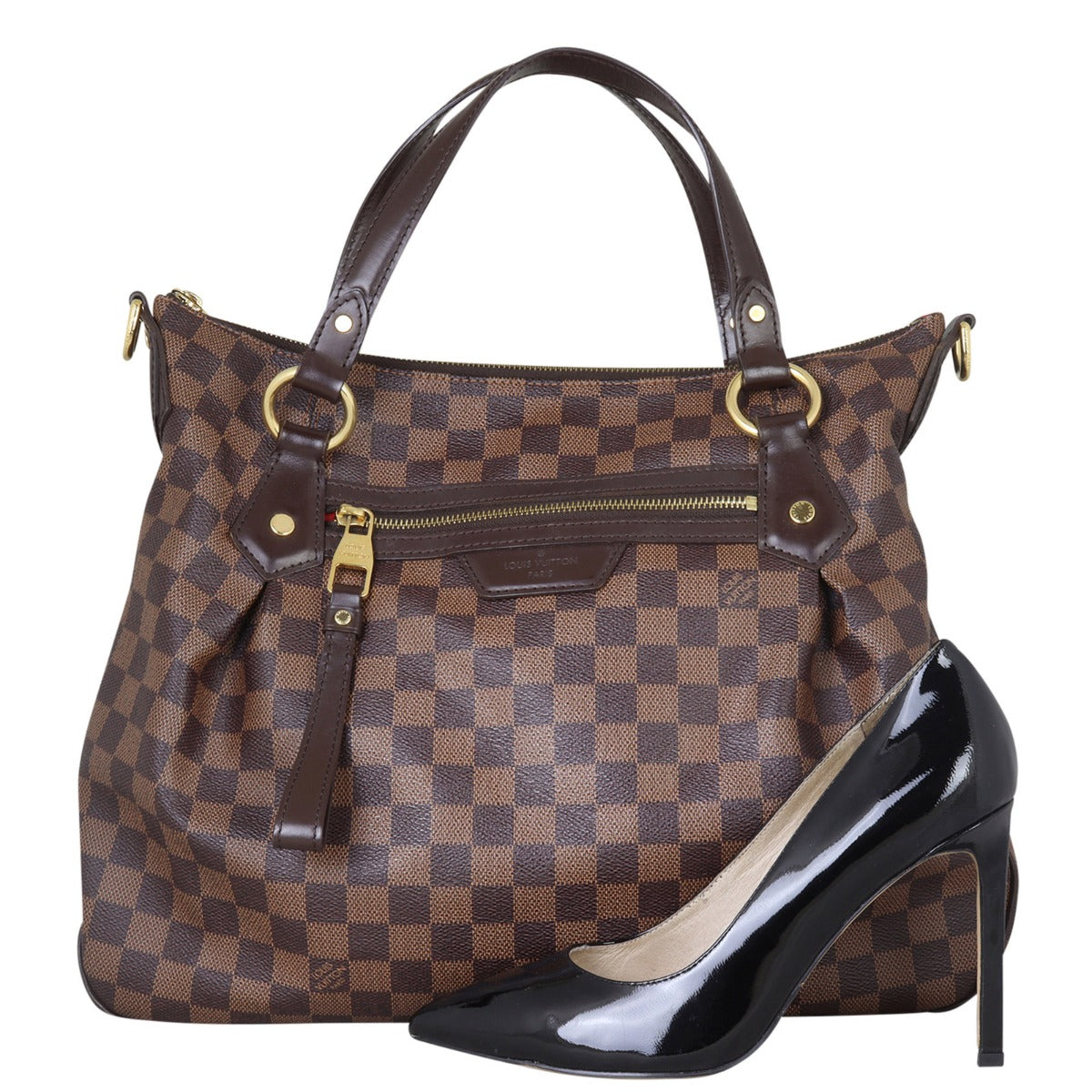 Louis Vuitton Evora MM Damier Ebene Shoe