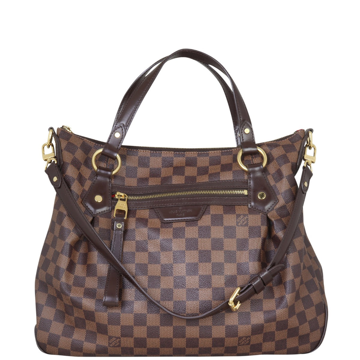 Louis Vuitton Evora MM Damier Ebene Front