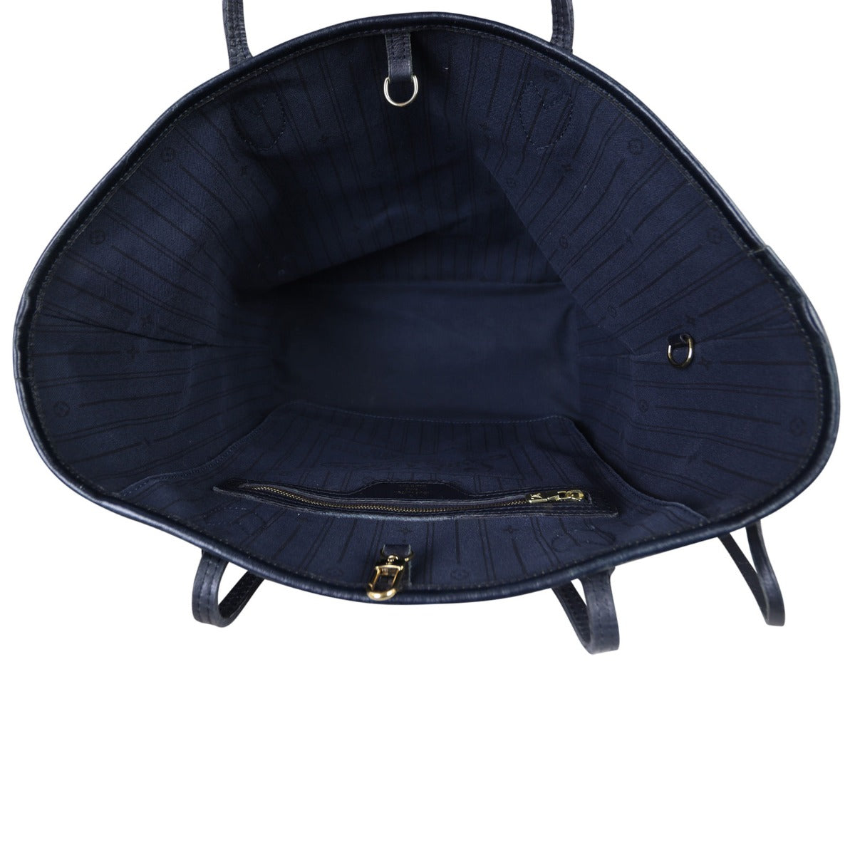 Louis Vuitton Neverfull MM Mini Lin Whole Interior