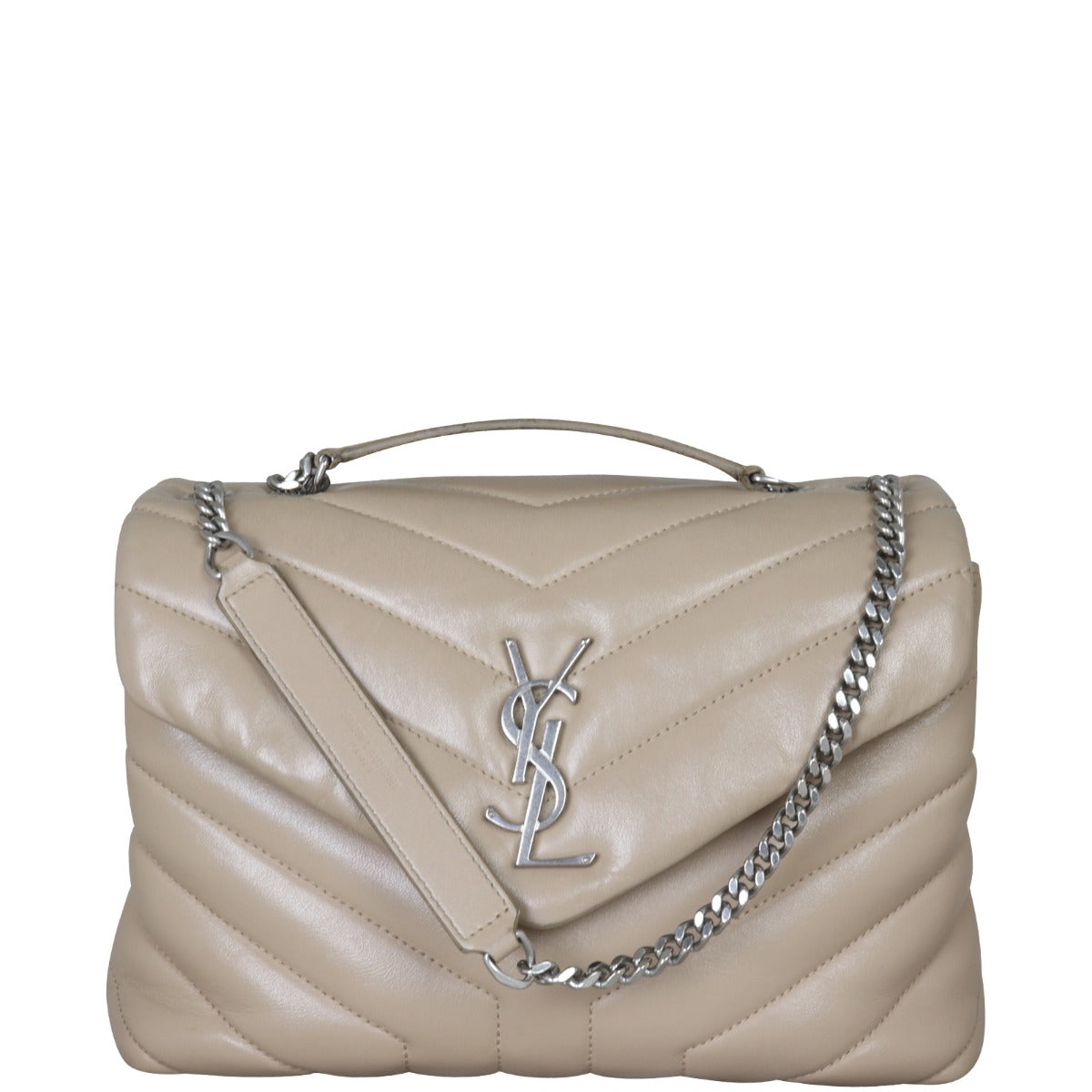 Saint Laurent Loulou Small Front With Chain