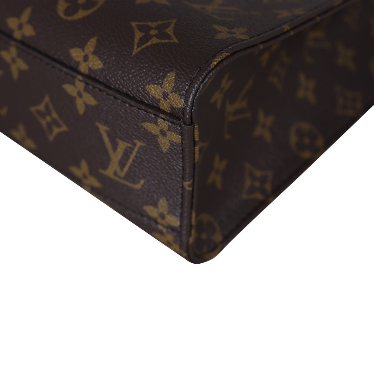 Louis Vuitton Sac Plat PM Monogram Corner Close Up