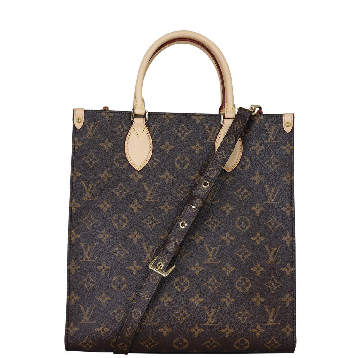 Louis Vuitton Sac Plat PM Monogram Front With Strap